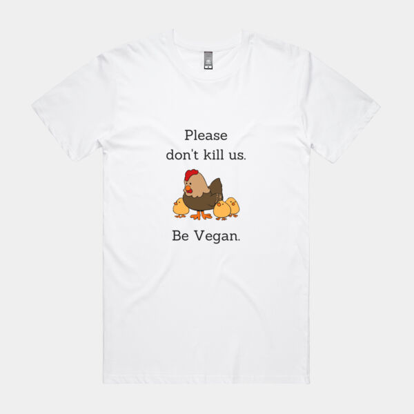 Save Chickens. Be Vegan - Men Thumbnail