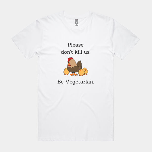 Save Chickens. Be Vegetarian - Men Thumbnail